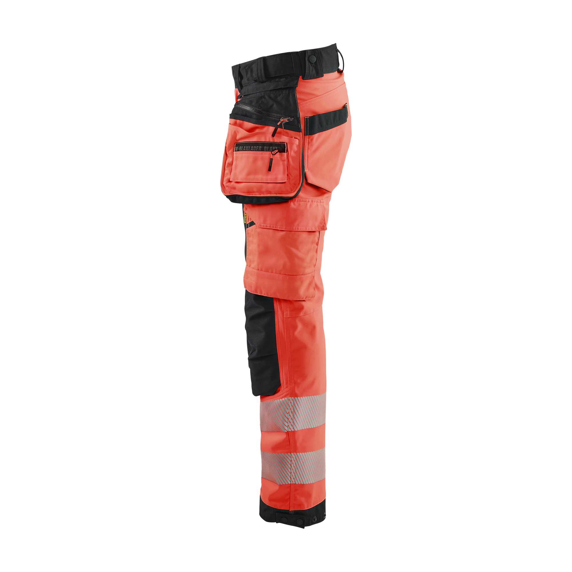 BLAKLADER 71182513 | Women's Hi Vis softshell trousers Hi Vis Reflective Work Trousers Women - Waterproof